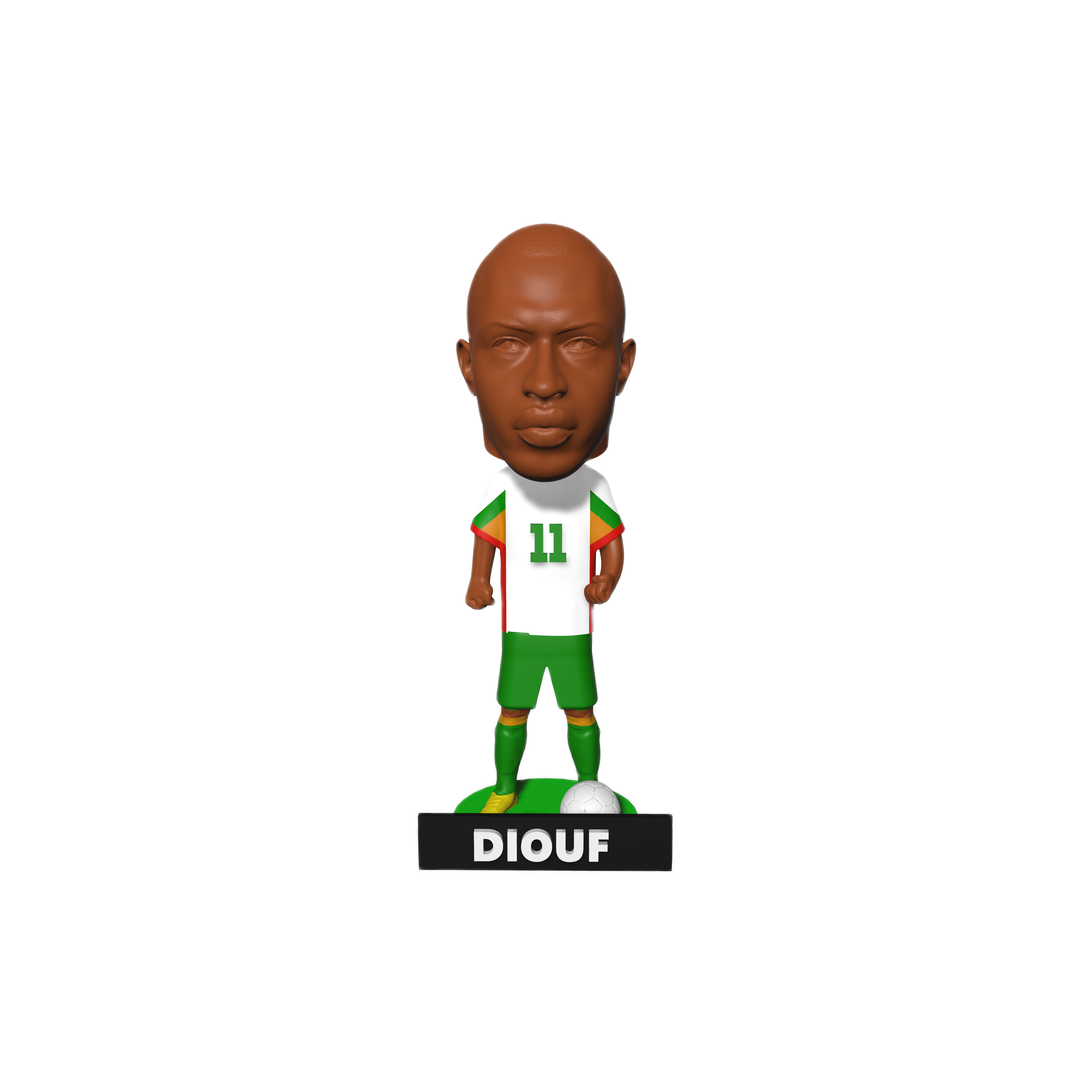 Figurine 3D El Hadji Diouf - Senegal